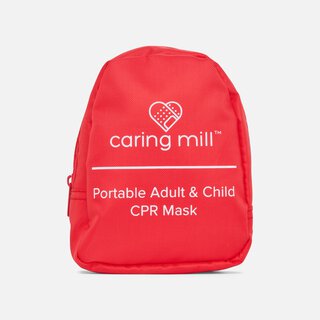 Caring Mill™ First Aid Adult and Infant CPR Mask Combo Kit