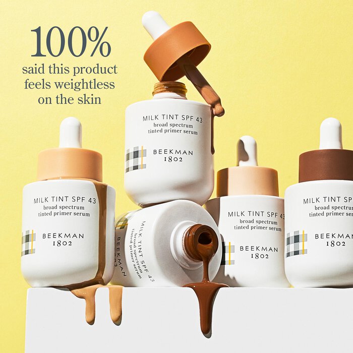 Beekman 1802 Milk Tint SPF43 Broad Spectrum Tinted Primer Serum, Medium, 1 fl oz., , large