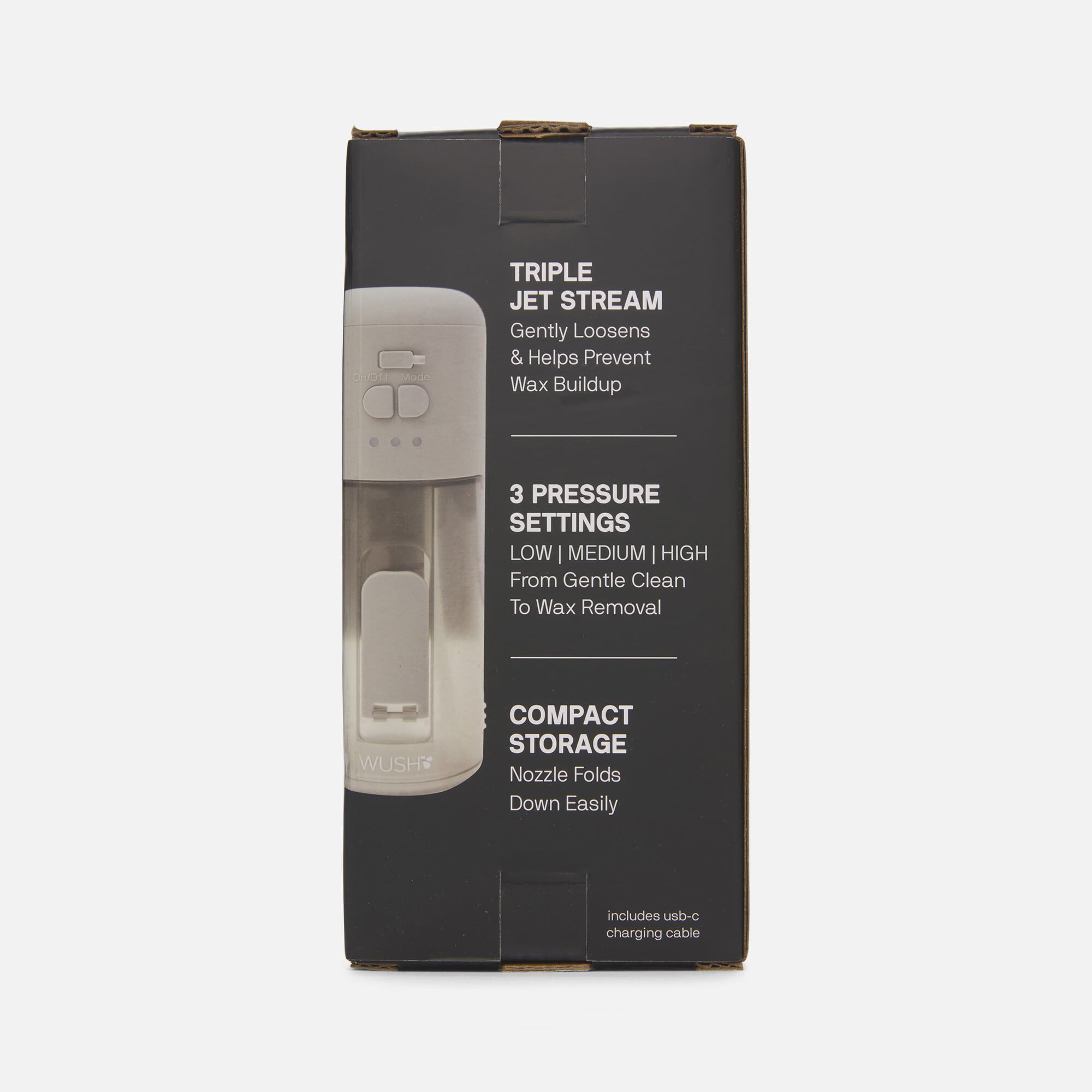 Wush Pro Powered Ear Cleaner, Grey, Grey, large