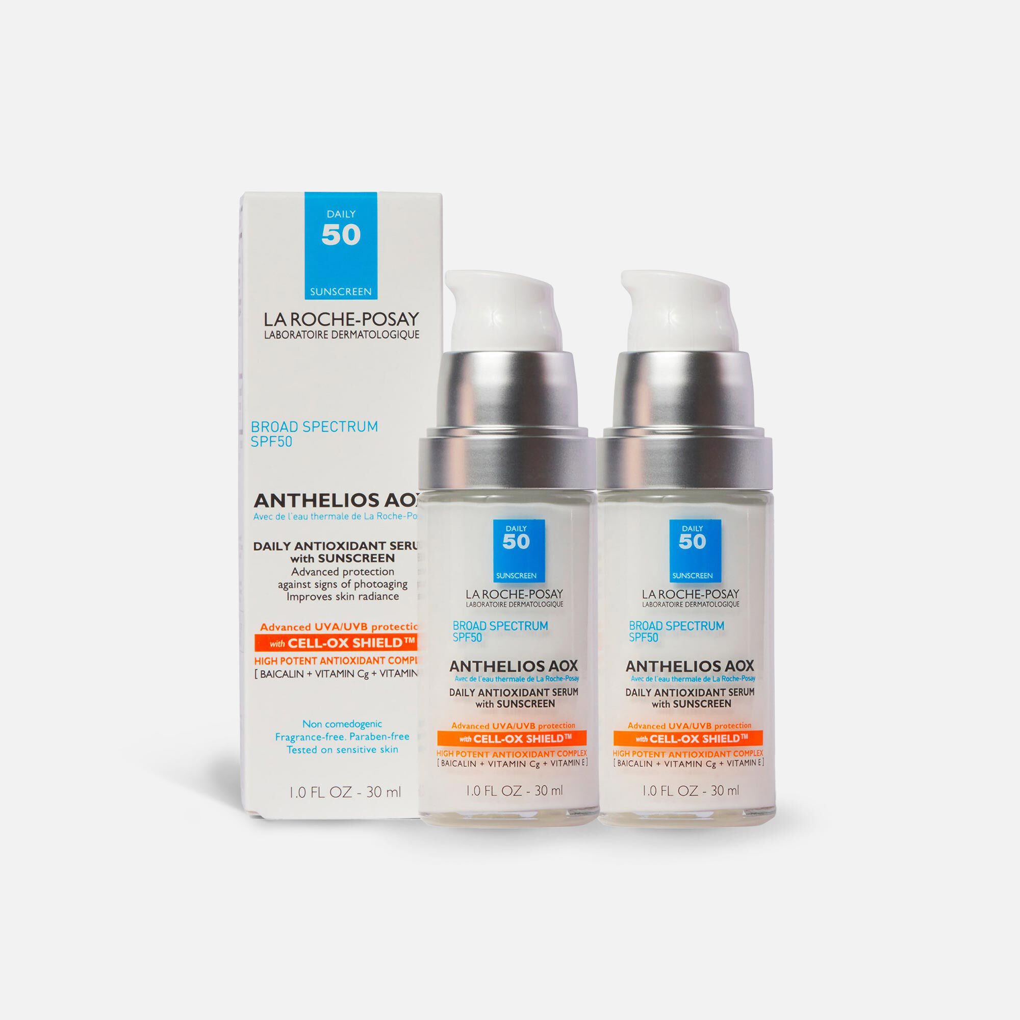 La Roche-Posay Anthelios AOX Daily Antioxidant Serum SPF 50 (2-Pack), , large