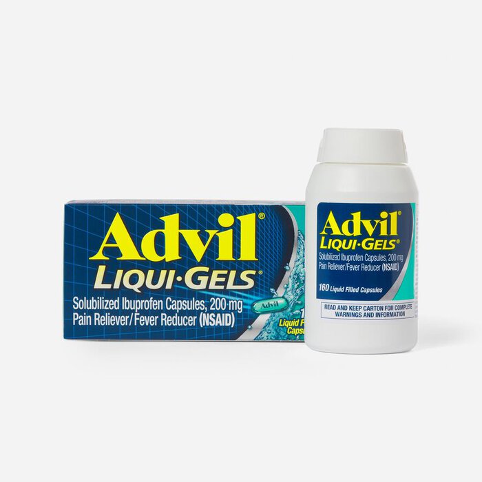 Advil Pain Reliever Fever Reducer Liqui-Gels, 160 ct., , large