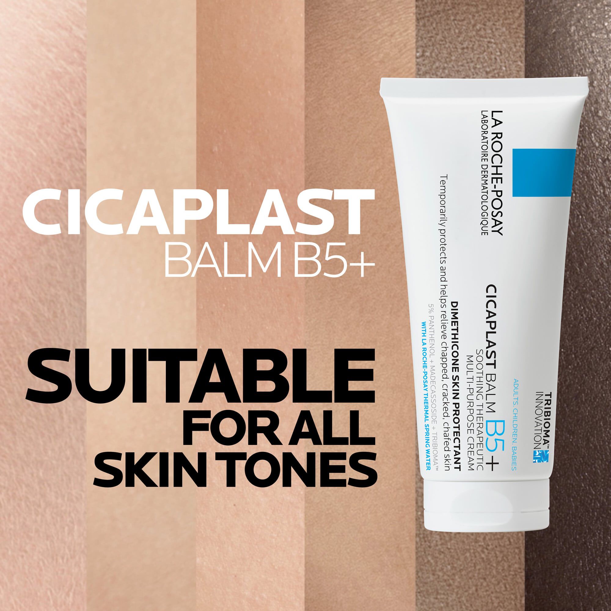 La Roche-Posay Cicaplast Balm B5+ Soothing Therapeutic Multi-Purpose Cream, 3.38 fl. oz., , large