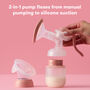 Frida Mom 2-in-1 Manual + Silicone Suction Breast Pump, , large image number 2