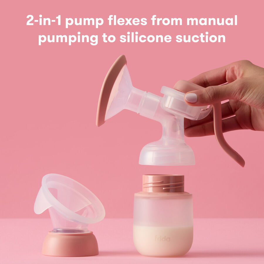 Frida Mom 2-in-1 Manual + Silicone Suction Breast Pump, , large image number 2