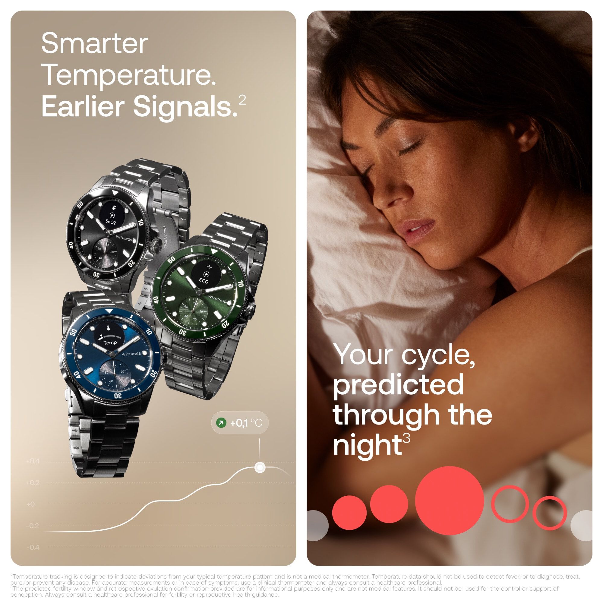 Withings ScanWatch Nova Premium Heart Health Hybrid Smartwatch, 42mm, Blue, , large