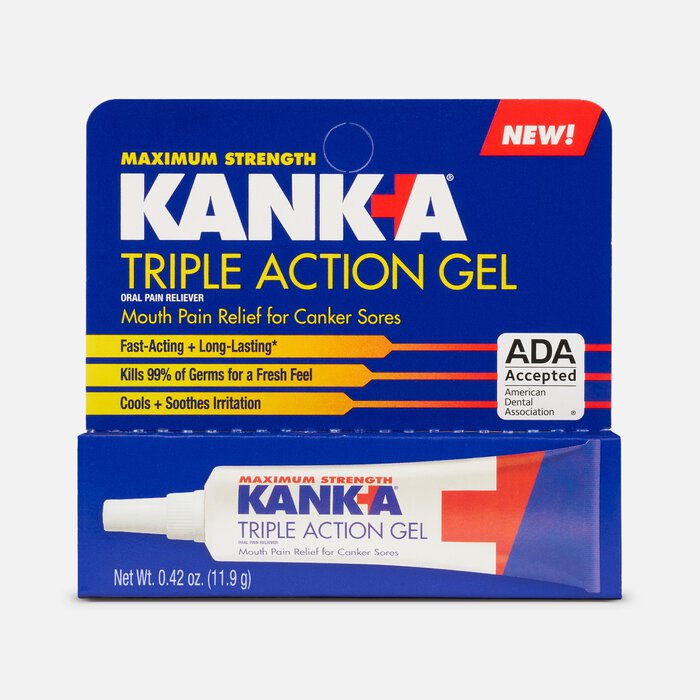 Kank-A Maxmium Strength Triple Action Gel for Mouth Pain, , large