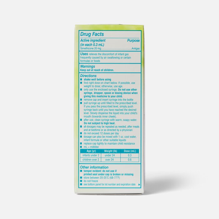 Mylicon Infant Gas Relief Drops, Dye Free, 1.0 fl oz., , large