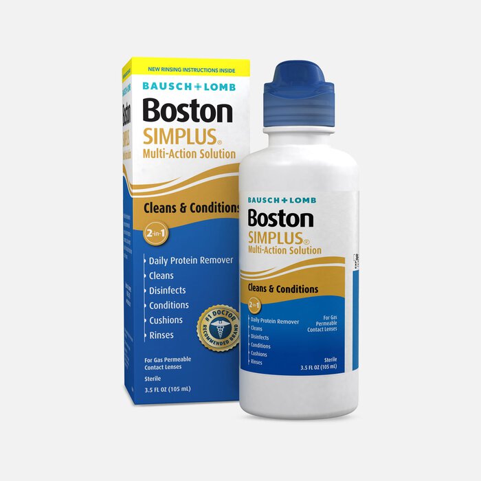 Bausch + Lomb Boston SIMPLUS Multi-Action Solution, 3.5 oz., , large