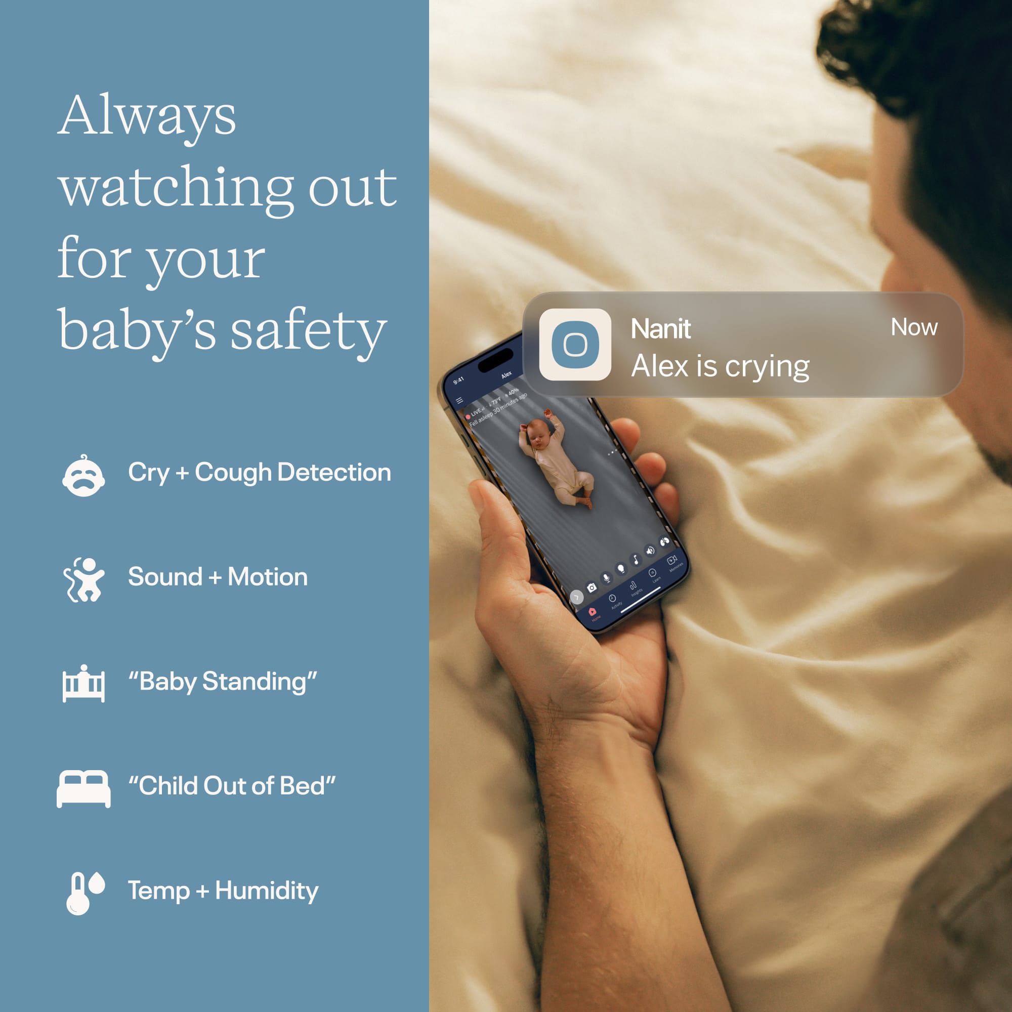Nanit Smart Baby Monitor System with Floor Stand, , large