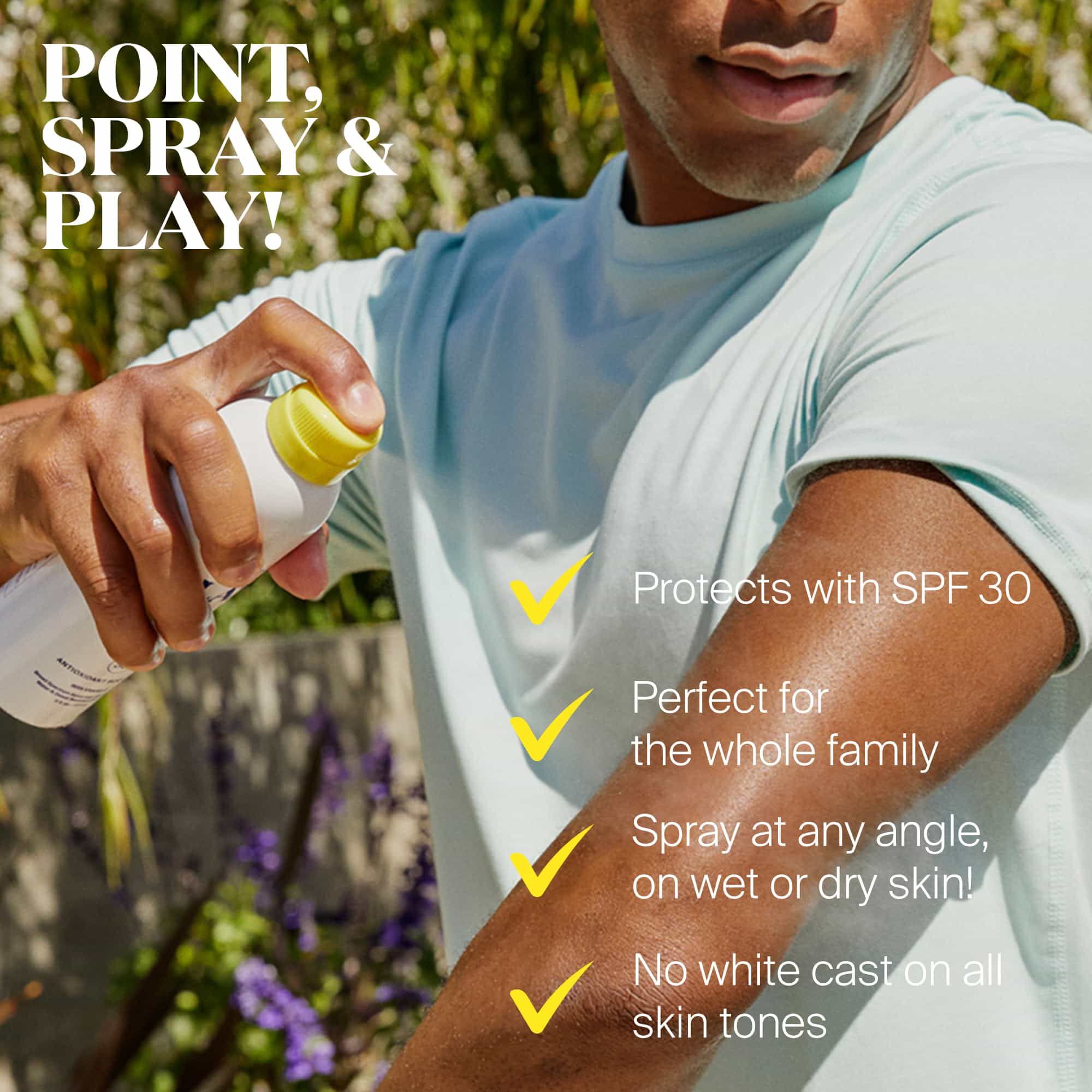 Supergoop! PLAY Antioxidant Body Mist, SPF 50 with Vitamin C, Whipped Coconut, 6 fl. oz., , large