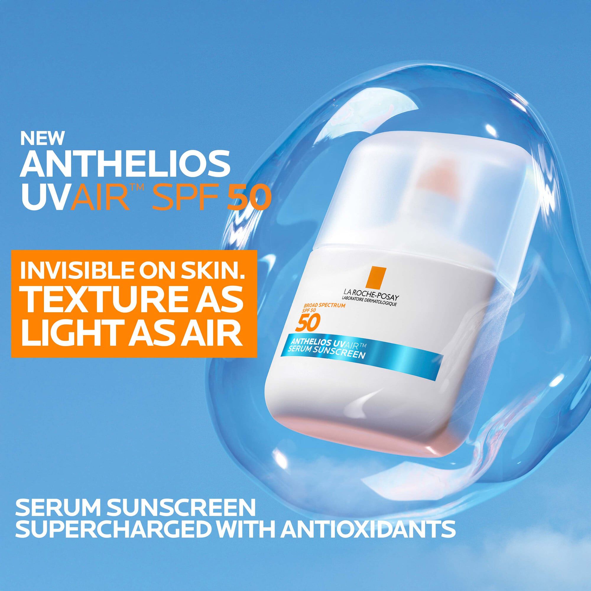 La Roche-Posay Anthelios UV Air SPF 50 Sunscreen, 1.75 fl. oz., , large