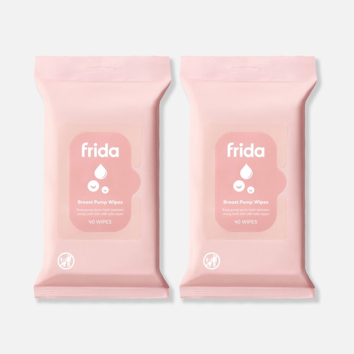 Frida Breast Pump Wipes, 40 ct. (2-Pack), , large