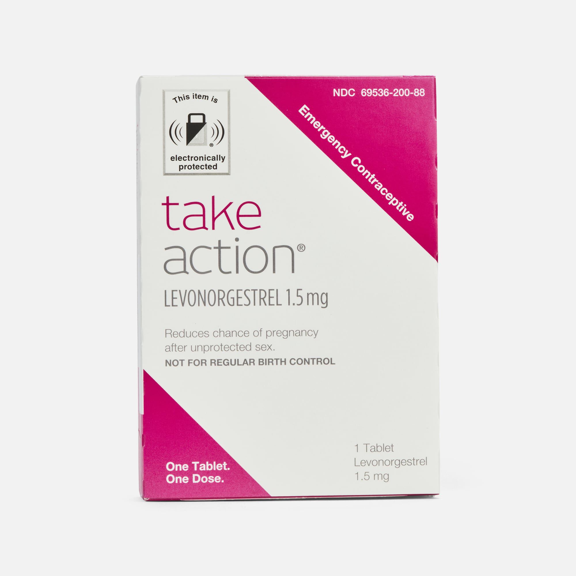 Take Action Emergency Contraceptive Levonorgestrel, 1.5 mg, , large