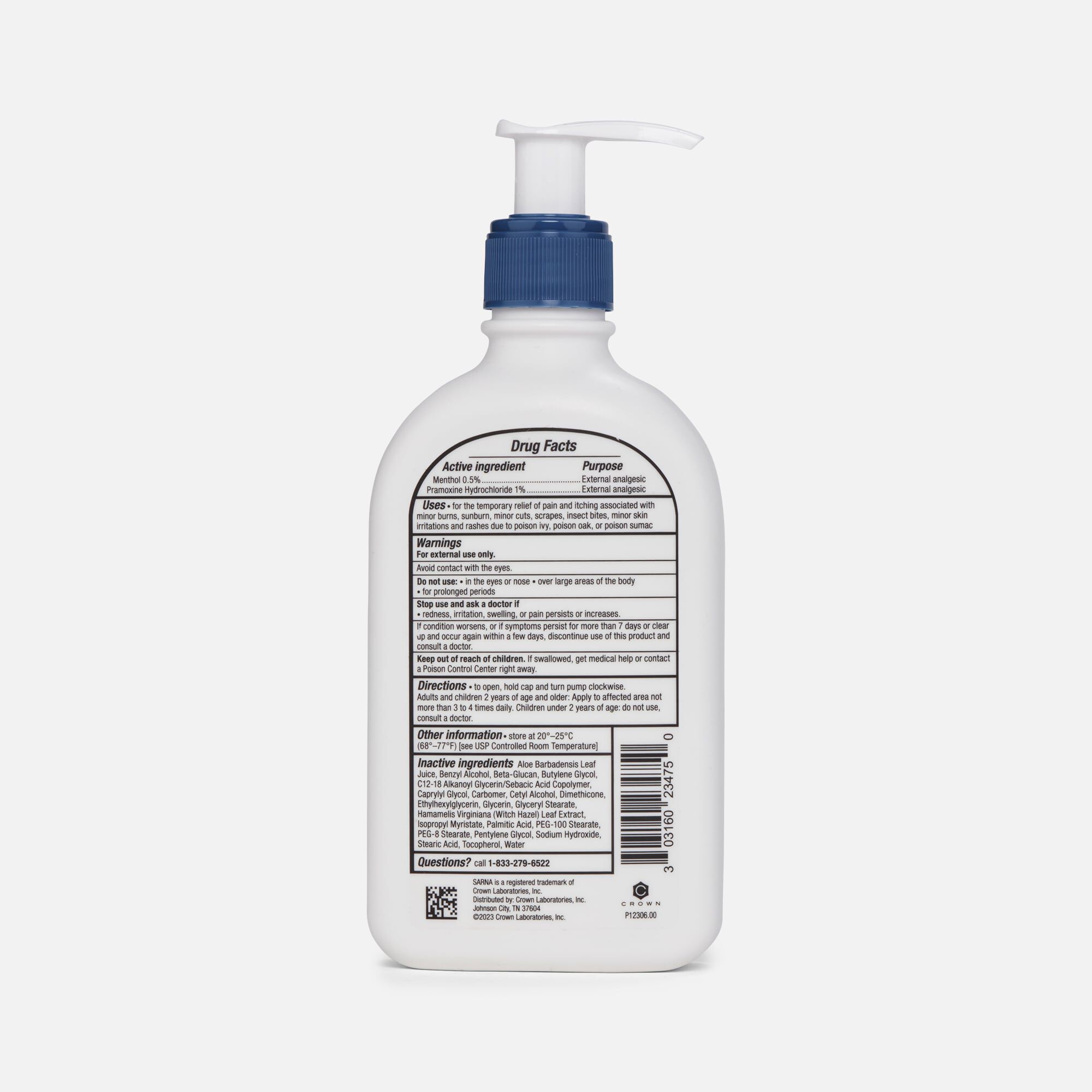 Sarna Calm and Cool Anti-Itch Lotion, 7.5 oz., , large