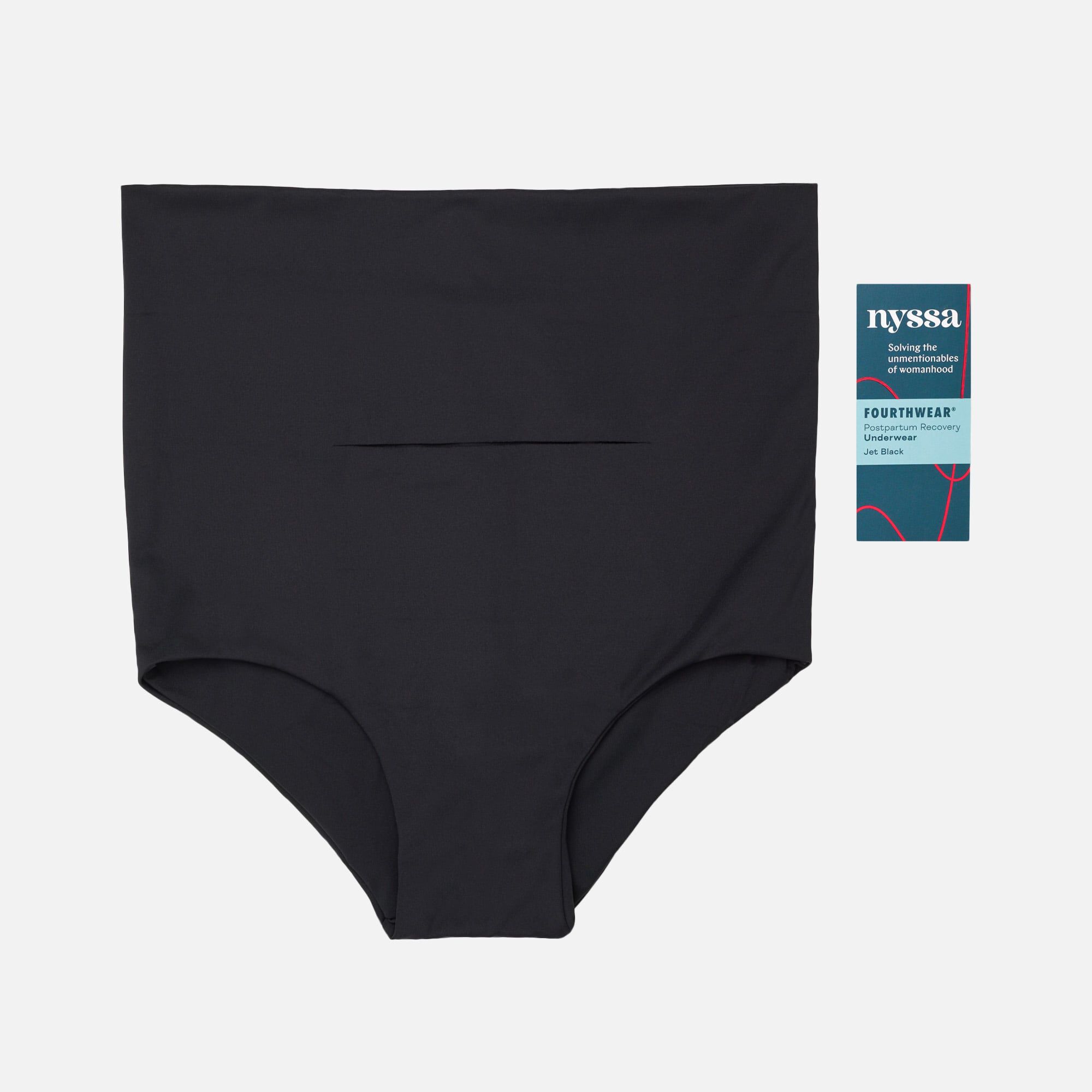 Nyssa FourthWear Postpartum Recovery Underwear & Between Legs Ice/Heat Pack, Black, , large