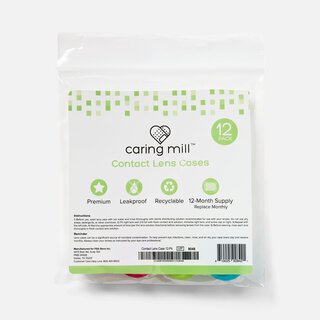 Caring Mill™ Monthly Contact Lens Cases, 12 ct.