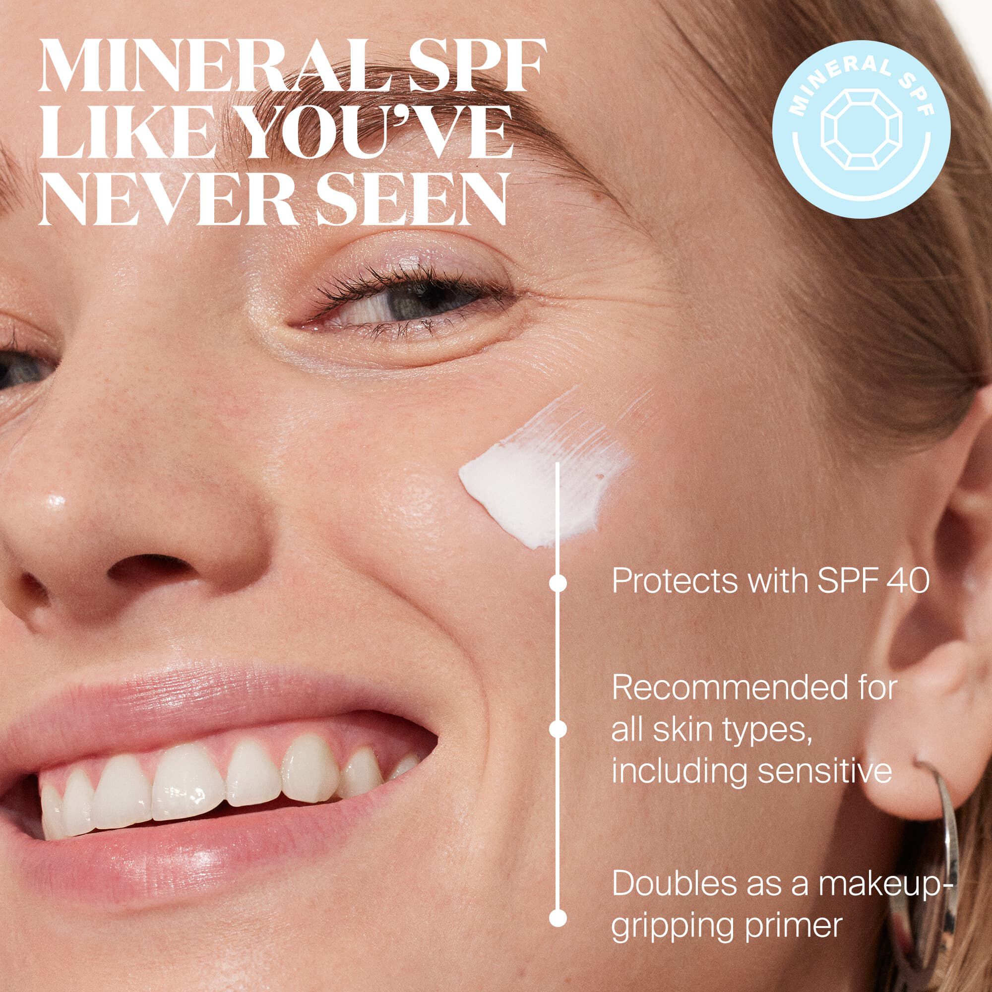 Supergoop! Mineral Unseen Sunscreen, SPF 40, 1.7 fl oz., , large