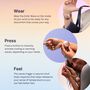 Embr Wave Hot Flash Relief Wristband, Rose Gold, Rose Gold, large image number 2