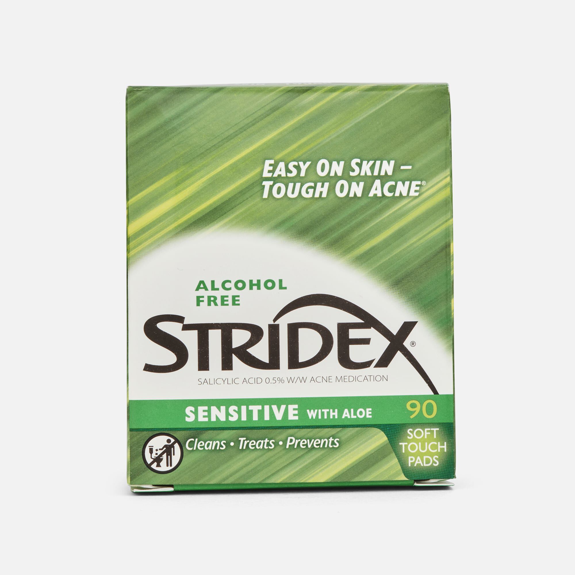 Stridex Medicated Pads Sensitive, 90 ct., , large