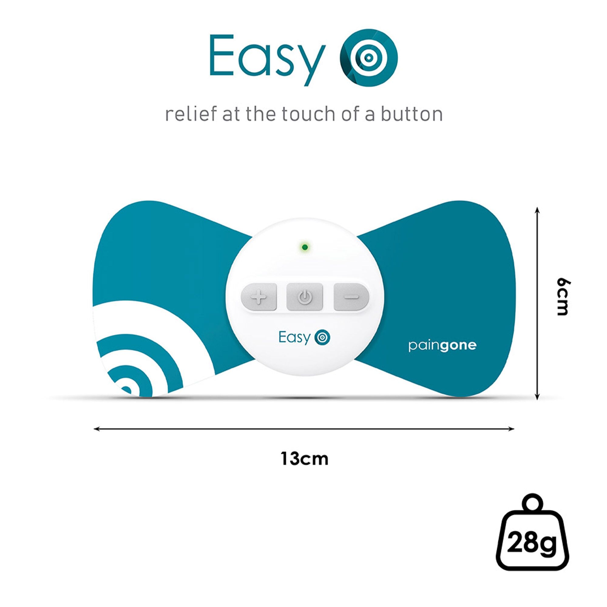 Paingone Easy Wireless & Wearable TENS Device, , large