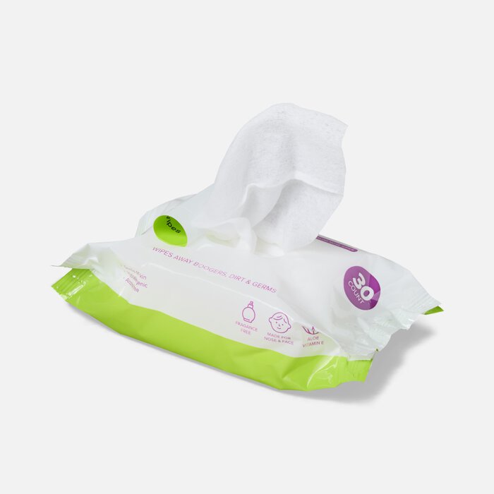 Caring Mill™ Gentle Saline Nose Wipes, Unscented, 30 ct. (2 pack), , large