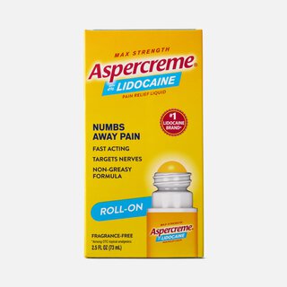 Aspercreme No Mess Roll-On with 4% Lidocaine, 2.5 fl oz.