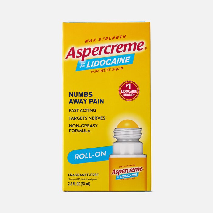 Aspercreme No Mess Roll-On with 4% Lidocaine, 2.5 fl oz., , large