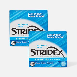 Stridex Medicated Pads Essential, 55 ct. (2-Pack)