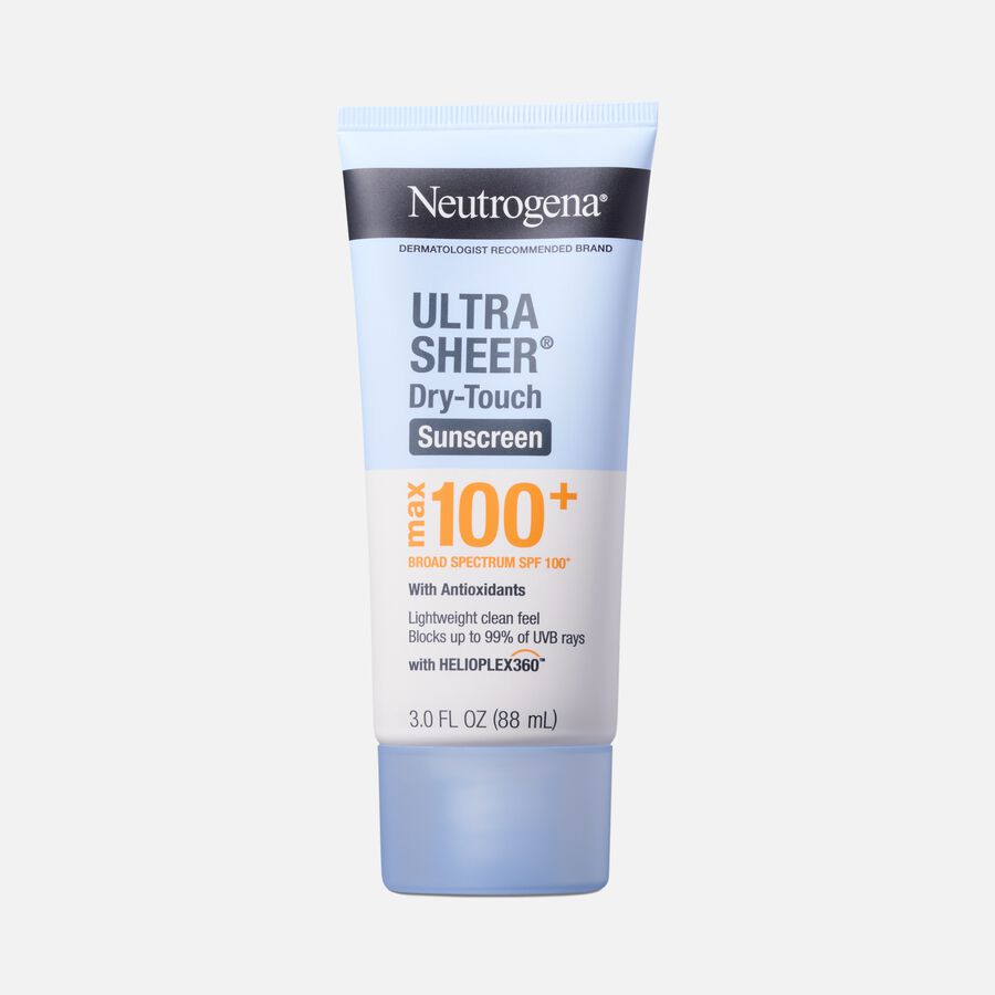 Neutrogena Ultra Sheer Dry-Touch Sunscreen Max SPF 100+, 3 oz. Tube, , large image number 0