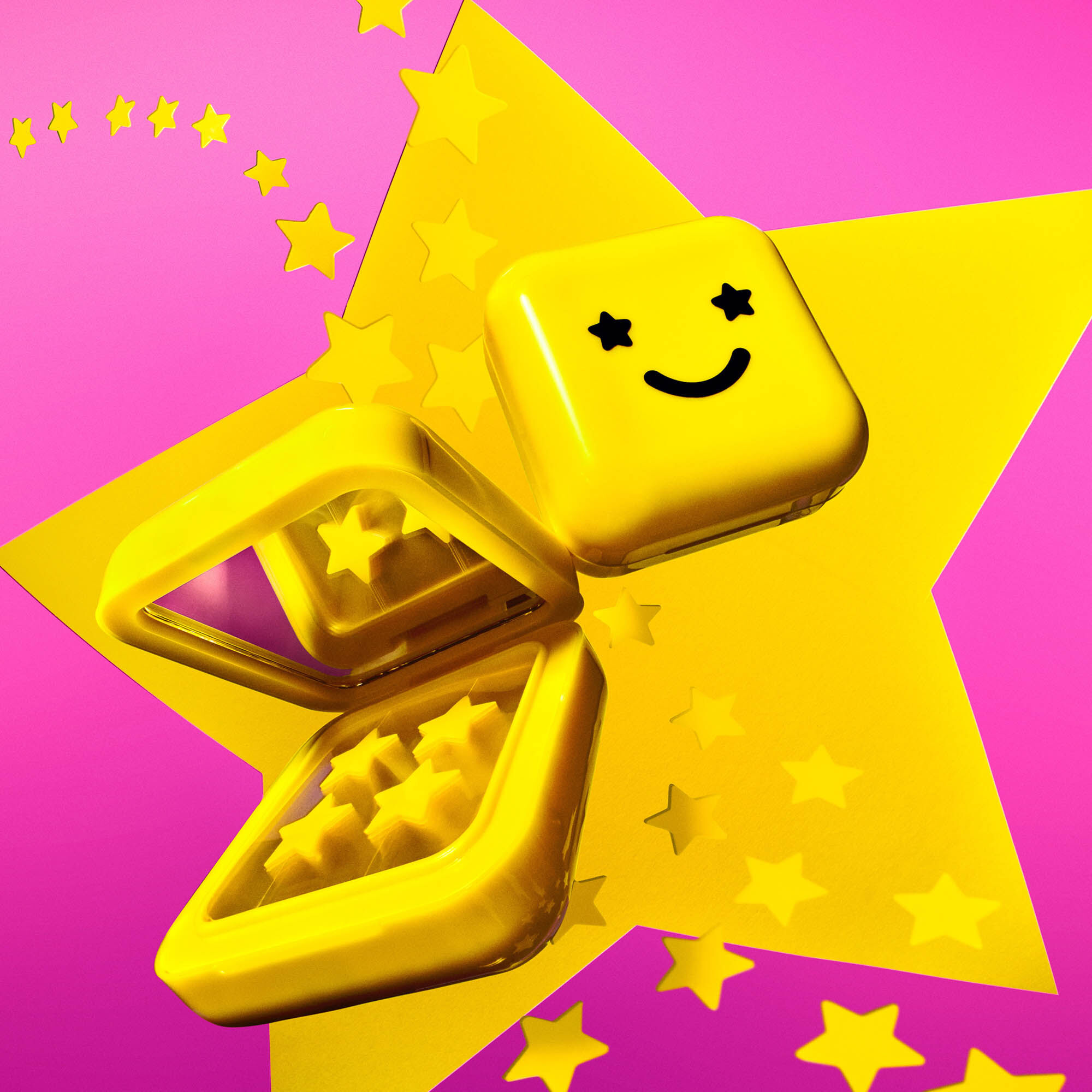 Starface Hydro-Star Pimple Patches + Big Yellow Compact, 32 ct., , large