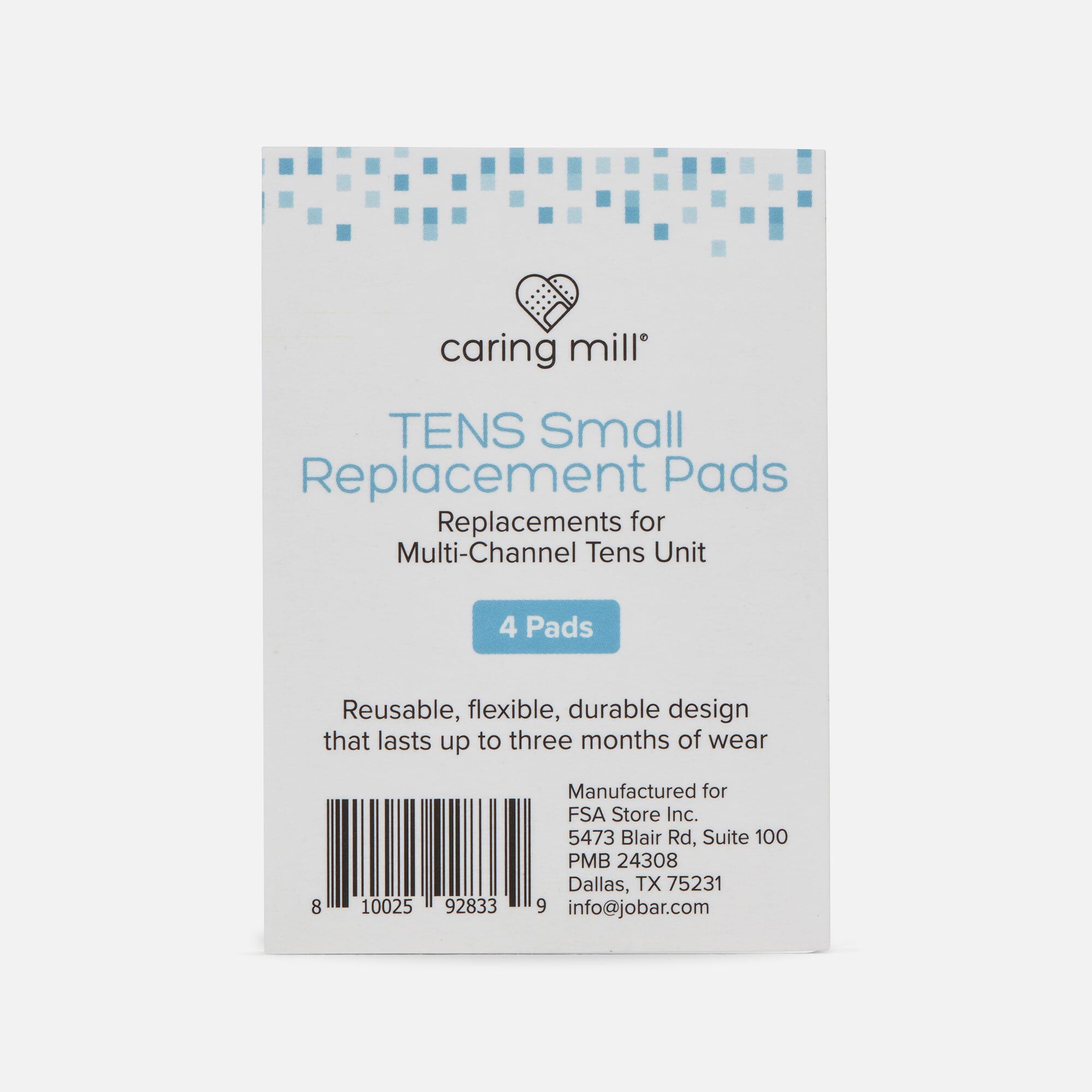 Caring Mill™ Replacement Pads for Multi-Channel TENS Units, 4 pack, , large