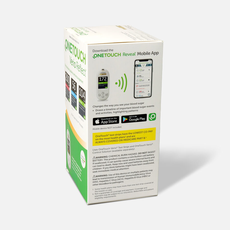 OneTouch Verio Reflect Blood Glucose Monitoring System, , large image number 5