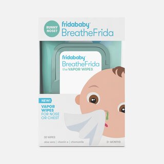 Frida Baby BreatheFrida Vapor Wipes for Nose or Chest
