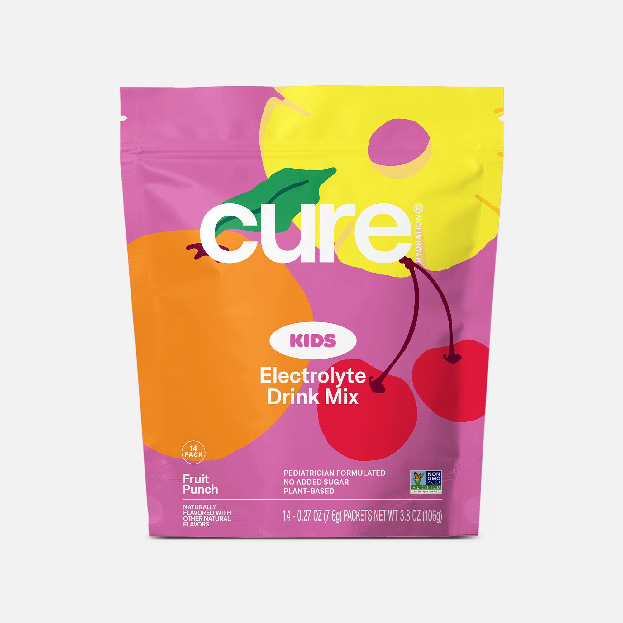 Cure Kids Hydrating Electrolyte Drink Mix Pouches, , large