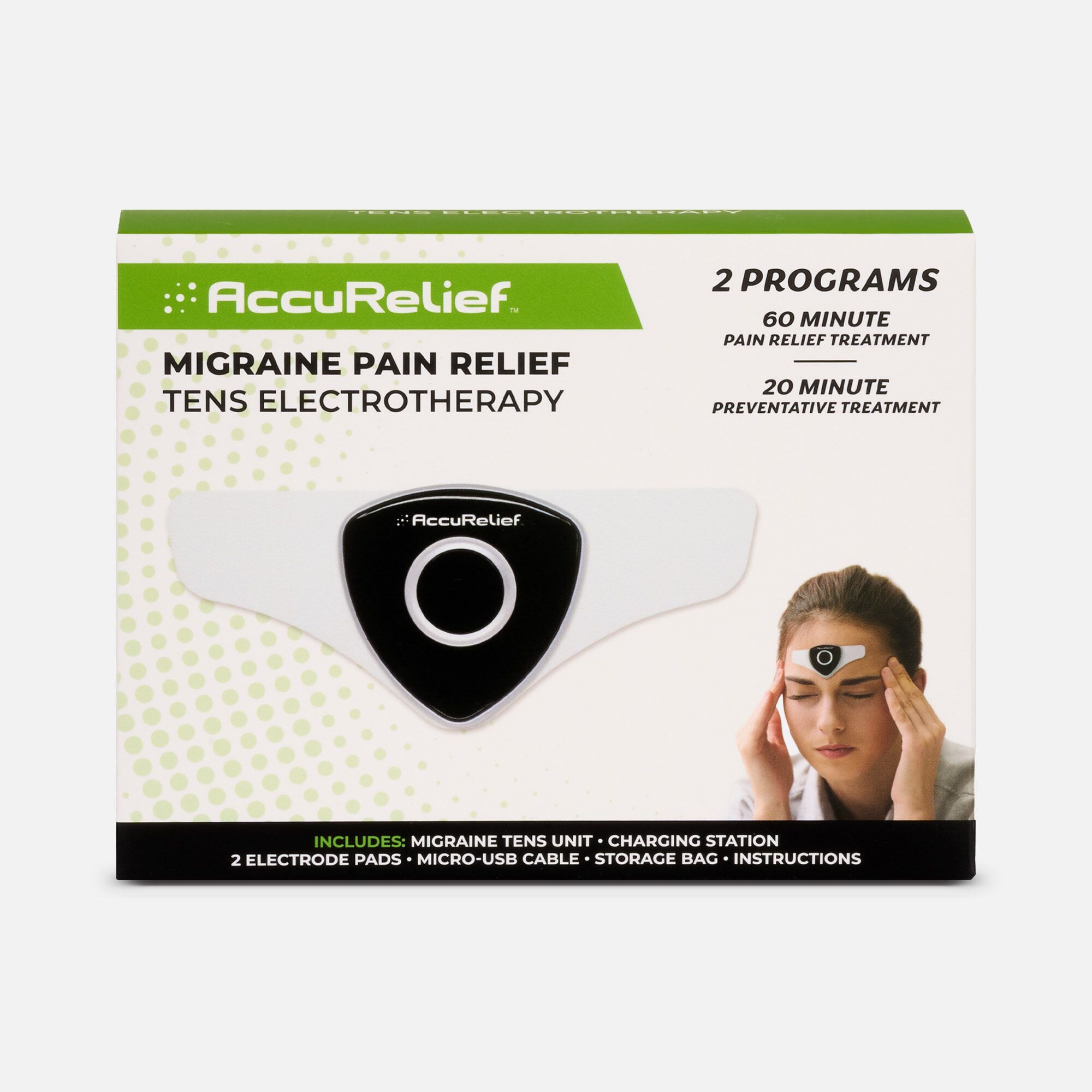 AccuRelief TENS Machine for Migraine Relief, , large