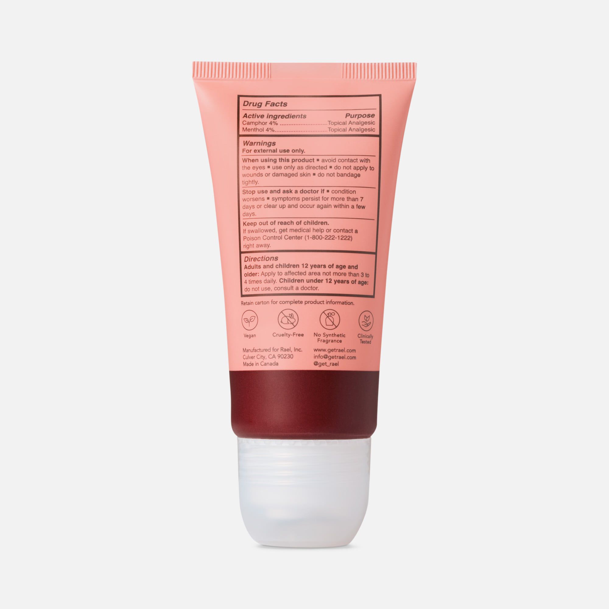 Rael Pain Relief Roll-On for Cramps, 1.7 fl oz., , large