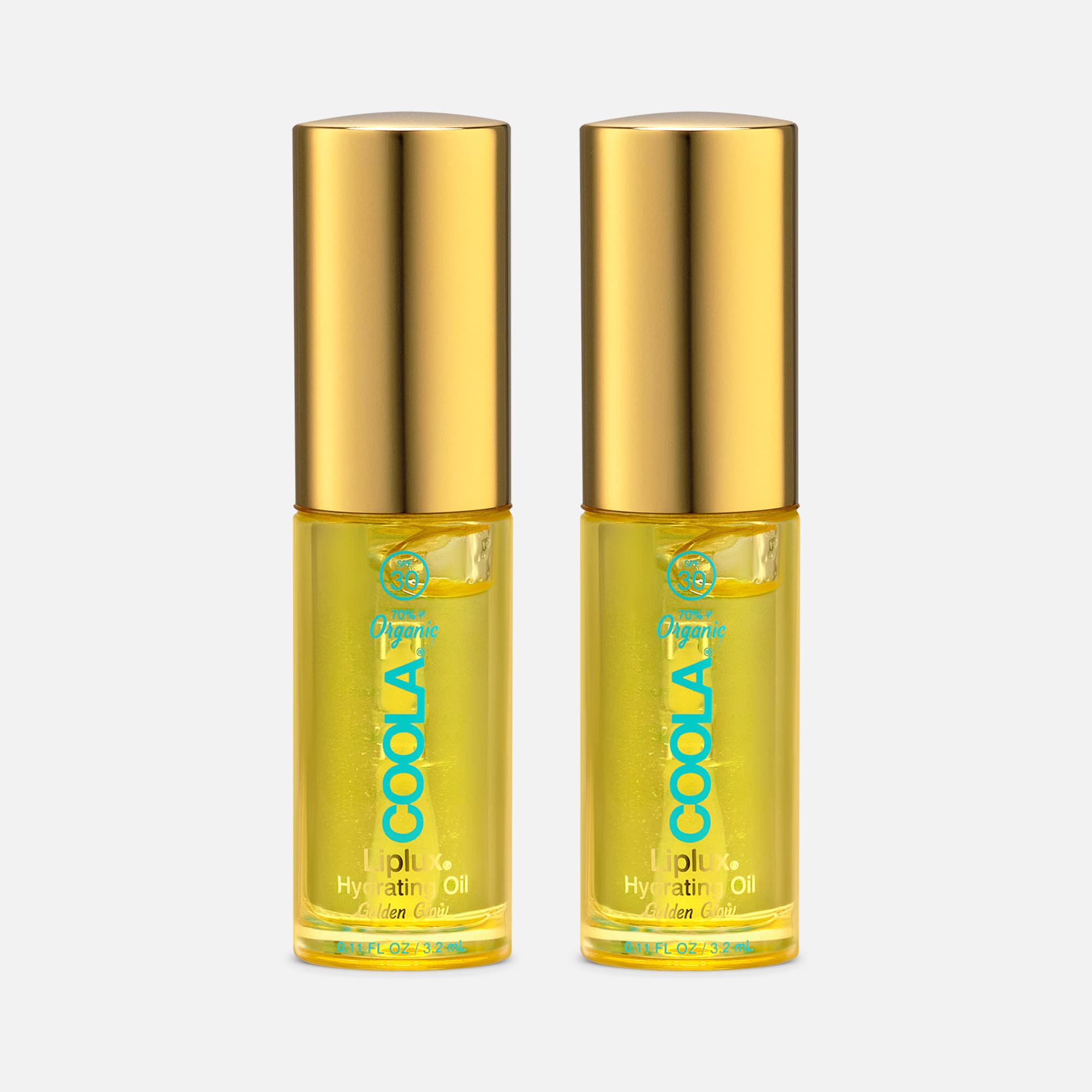 COOLA Classic Liplux Organic Hydrating Lip Oil Sunscreen SPF 30, .11 fl oz. (2-Pack), , large