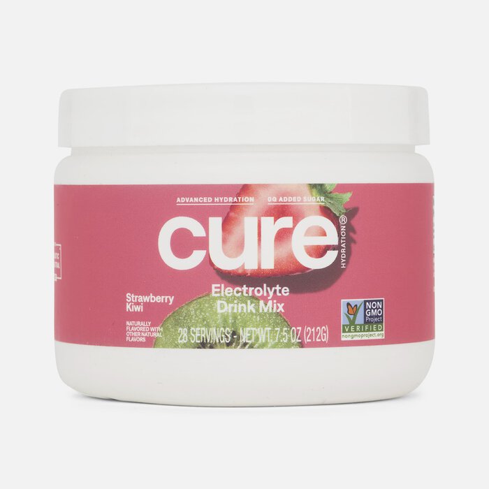 Cure Hydrating Electrolyte Drink Mix, Strawberry Kiwi Bulk Jar, 28 ct., , large