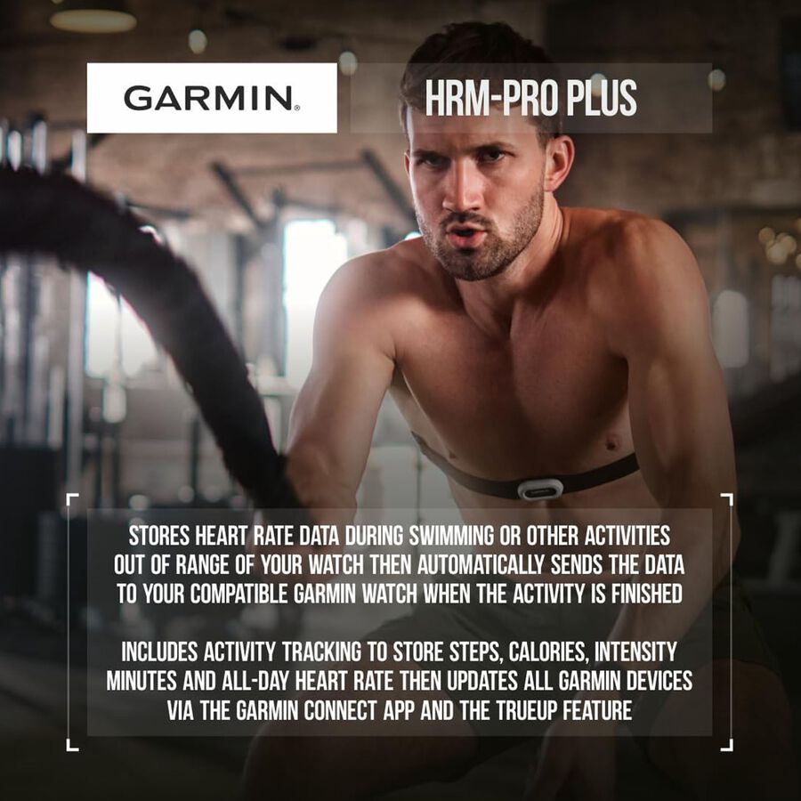 Garmin HRM-Pro Plus Chest Strap Heart Rate Monitor, , large image number 3