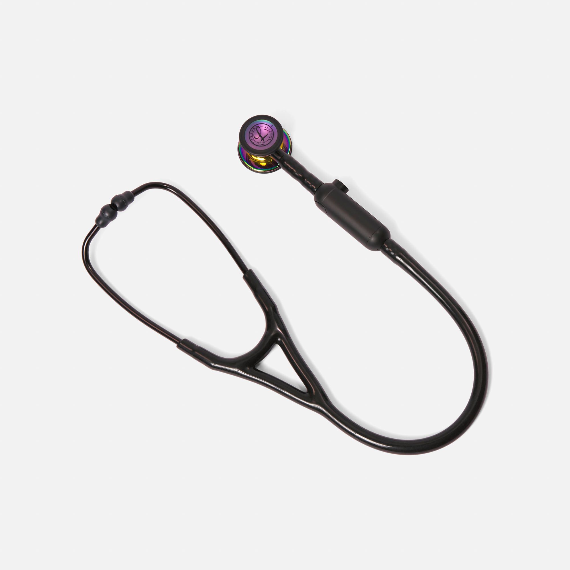 Littmann Core Digital Stethoscope High Polish Rainbow Chestpiece, , large