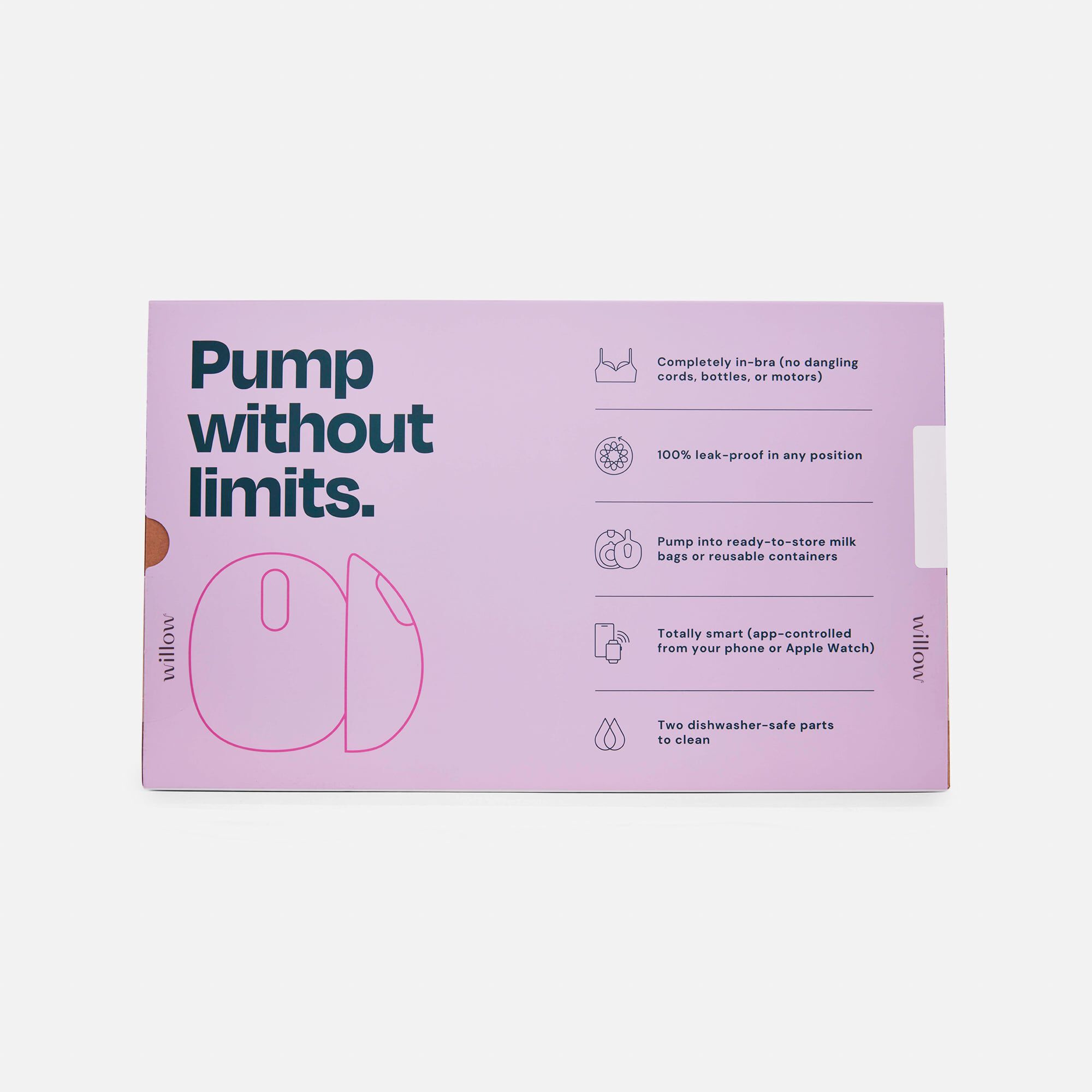 Willow 360 Wearable Double Electric Breast Pump, , large