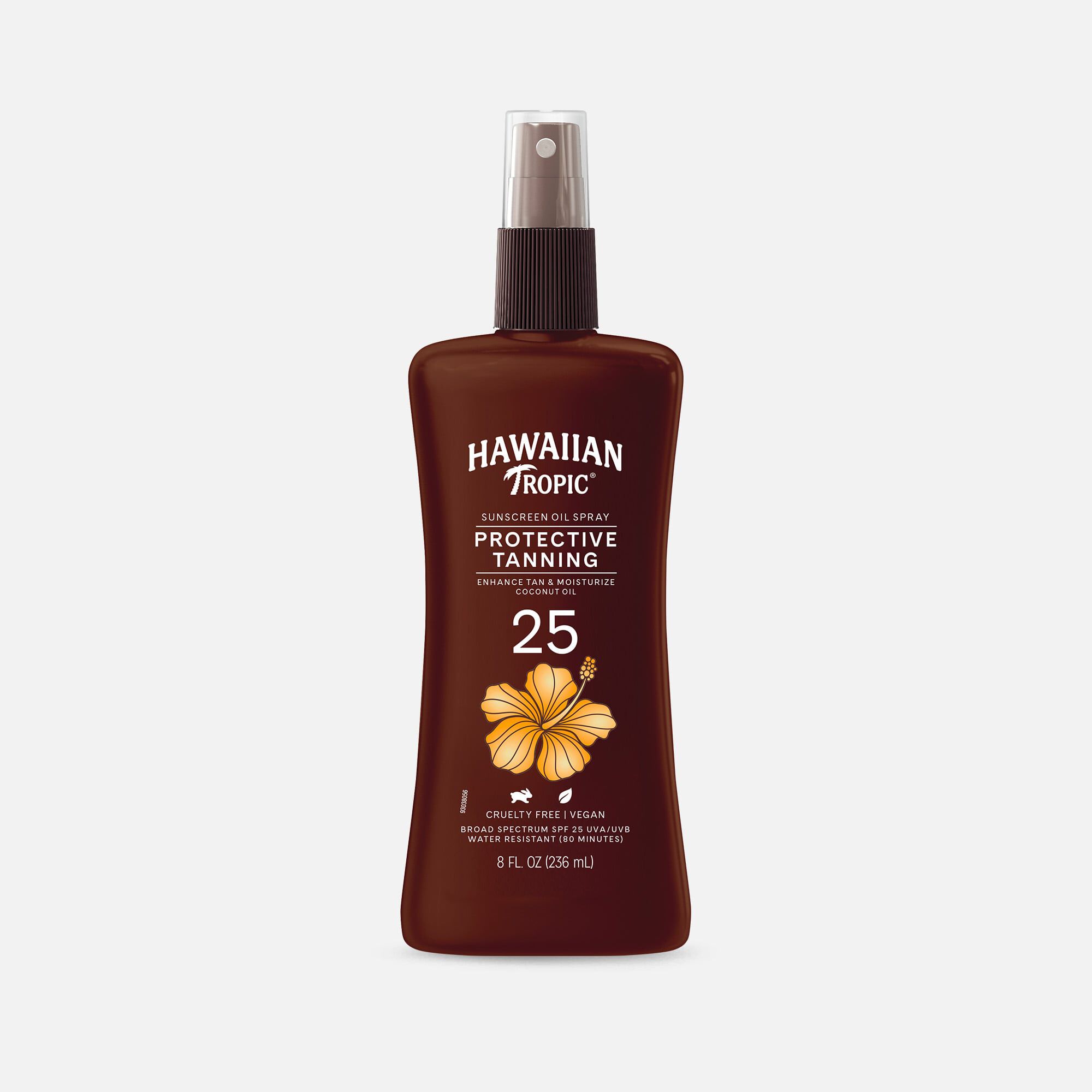 Hawaiian Tropic Dry Pump Spray Oil SPF 25, 8 oz., , large