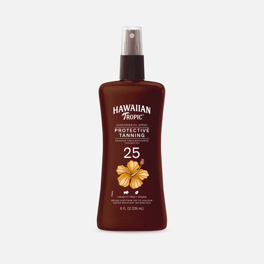 Hawaiian Tropic Dry Pump Spray Oil, 8 oz., , large image number 1