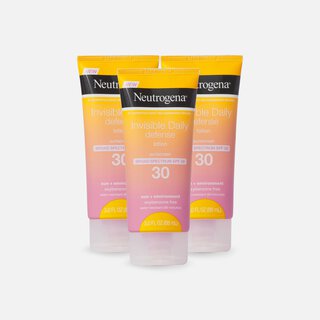 Neutrogena Invisible Daily Defense Sunscreen Lotion, 3 oz. (3-Pack)
