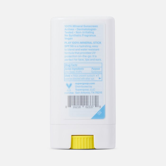 Supergoop! PLAY 100% Mineral Stick, SPF 50 with Olive Fruit Extract, .67 oz., , large