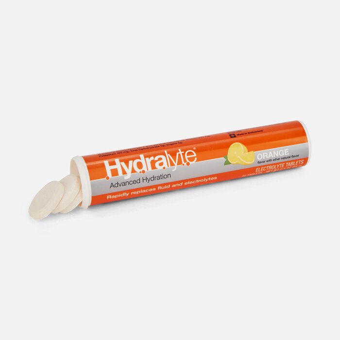 Hydralyte Effervescent Electrolyte Tablets, Orange, 20 ct. (2-Pack), , large
