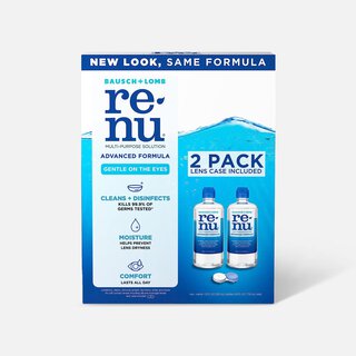 Renu Advanced Formula Multi-Purpose Contact Lens Solution, 12 oz. (Twin Pack)