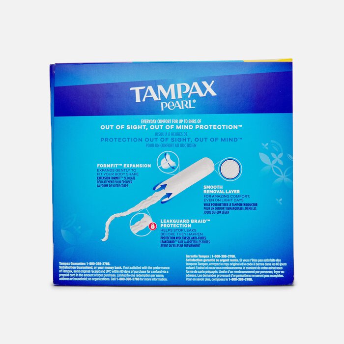 Tampax Pearl Tampons, Regular, 36 ct., , large