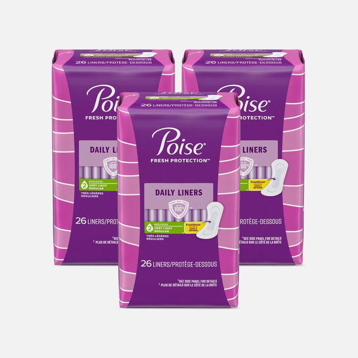 Poise Pantyliners Very Light Absorbency, Regular, 26 ct. (3-Pack), , large
