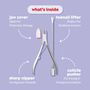 ONYX Professional 3-Piece Bye Ingrown Toenail Removal Kit, , large image number 2